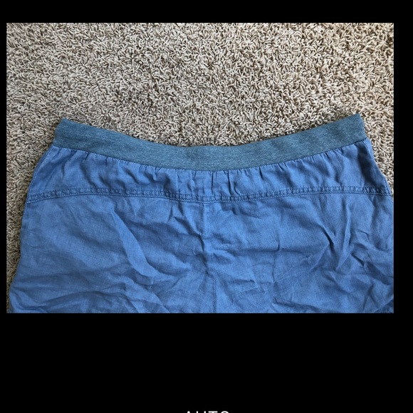 F21 chambray denim shorts Sz L - Picture 6 of 12